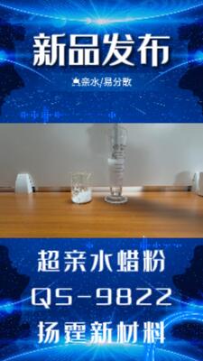 Hydrophiles Mikropulverwachs, das in wasserbasierten Tinten verwendet wird