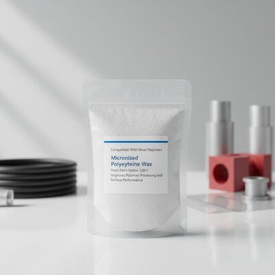 Kompatibel mit den meisten Polymeren, mikronisiertes Polyethylenwachs, Flammpunkt unter 120 °C, verbessert die Polymerverarbeitung und Oberflächenleistung